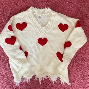 heart sweater